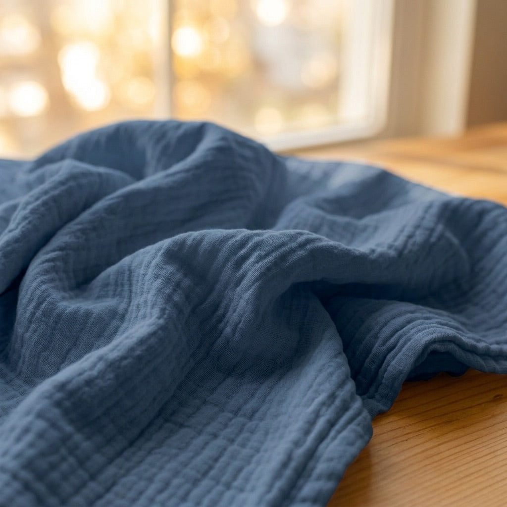 Muslin-tæppet – 100 % muslin-bomuld