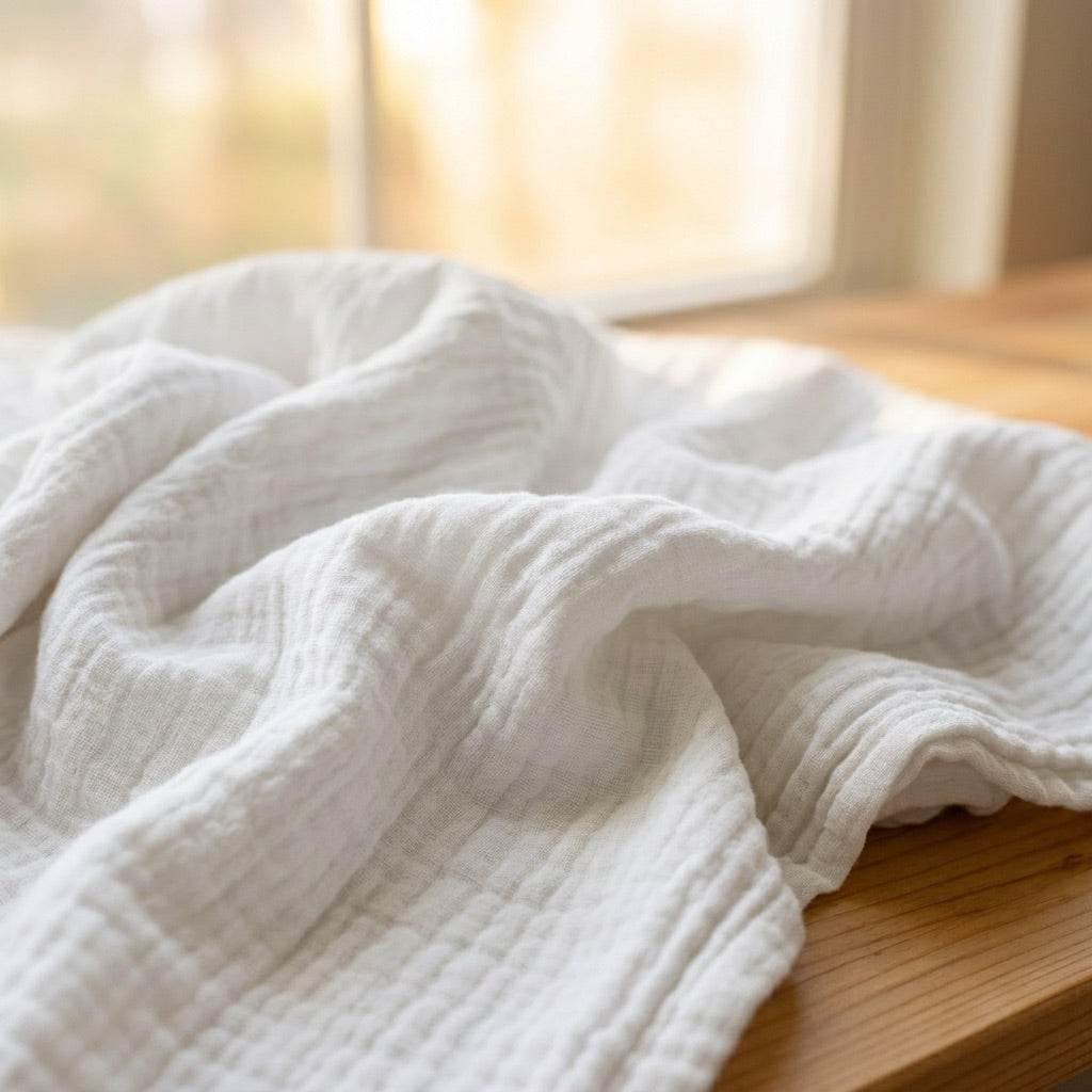 Muslin-tæppet – 100 % muslin-bomuld