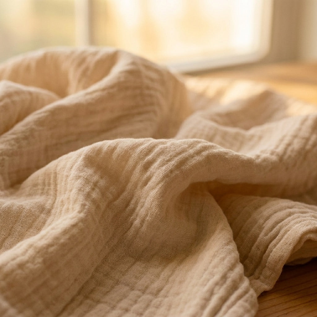 Muslin-tæppet – 100 % muslin-bomuld